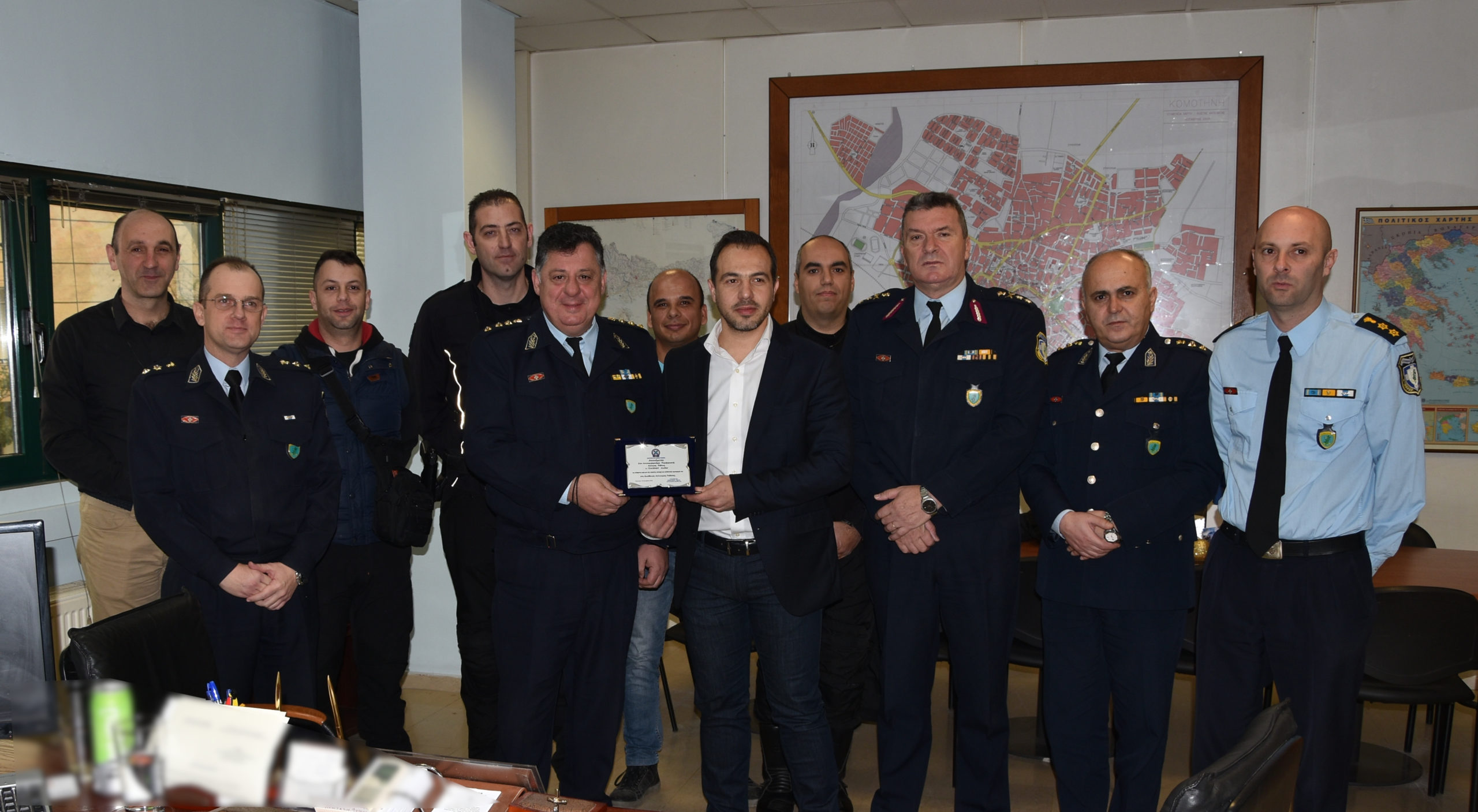 Δωρεά εξοπλισμού για τις ανάγκες των δικυκλιστών του Τμήματος Τροχαίας Κομοτηνής από την εταιρεία «SILCIO ΚΑΤΑΣΚΕΥΕΣ ΕΡΓΩΝ ΑΠΕ Α.Ε.»