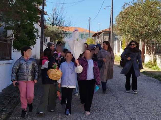 Τα κάλαντα του Λαζάρου από τα παιδιά του Δημοτικού Σχολείου Ξυλαγανής