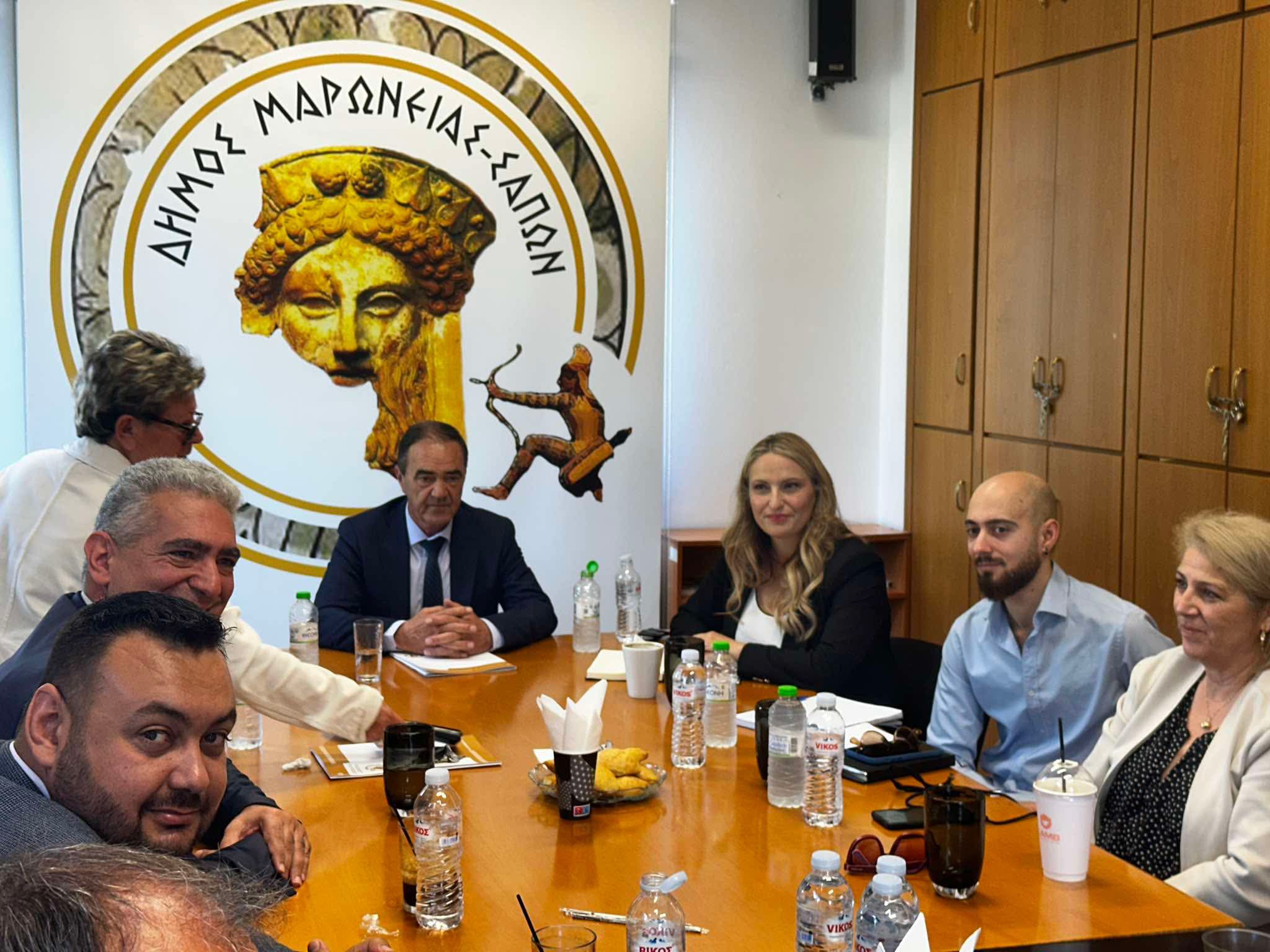 Η συντονίστρια του Γραφείου του Πρωθυπουργού στη Θεσσαλονίκη στις Σάπες