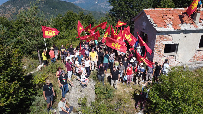 Περιήγηση και εκδηλώσεις από το ΚΚΕ σε περιοχές της ΑΜΘ όπου δόθηκαν μάχες του ΔΣΕ κατά τον εμφύλιο