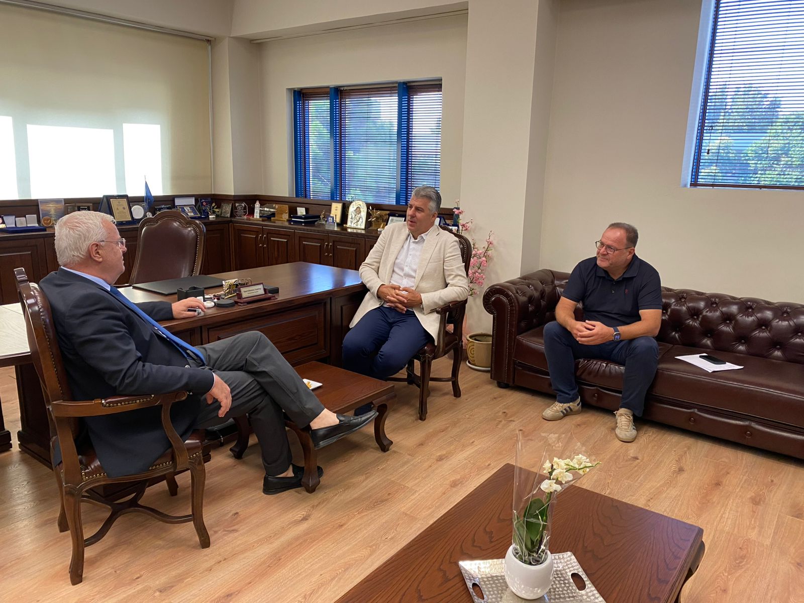 Θεσμική συνεργασία Ιλχάν Αχμέτ Χριστόδουλου Τοψίδη για αρδευτικά-Δίκτυα διανομής φράγματος Ιασίου-Καπνά και στήριξη συλλόγων